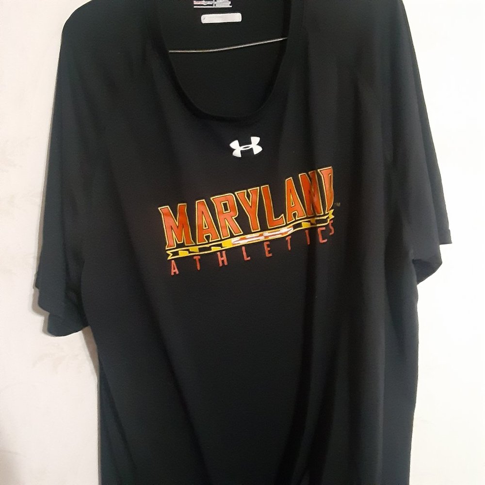 Under Armour Heat Gear Maryland Athletics T Shirt 4XL